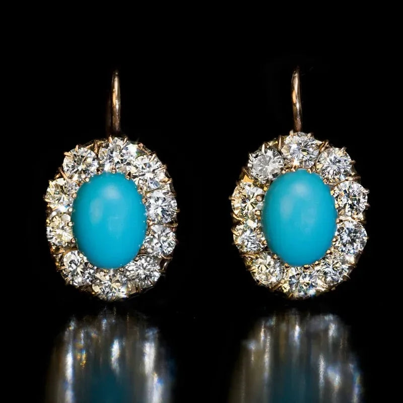Boho Unique Earrings For Women Handmade Ancient Design Natural Drop Hook Earrings Mother Day Gift