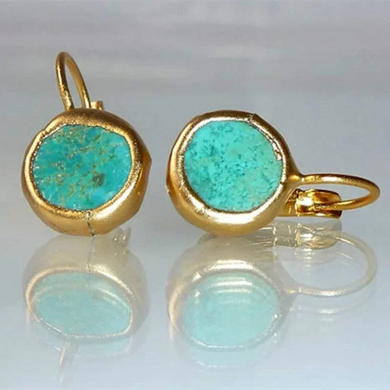 Boho Unique  Earrings For Women Handmade  Ancient Design Natural Drop Hook Earrings Mother Day Gift
